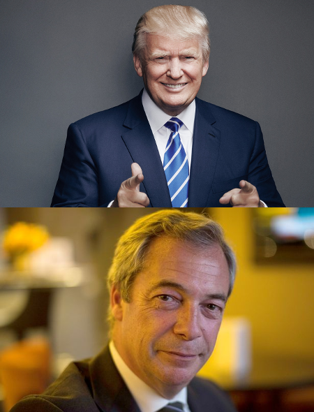 Messrs. Trump & Farage: Two underestimated men.