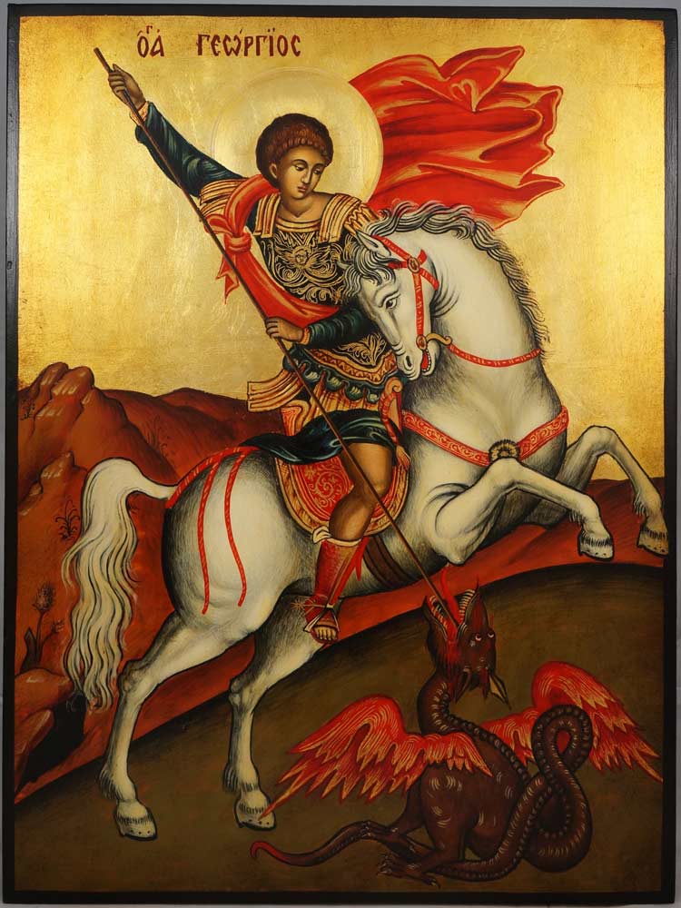Today, if nobody noticed, is St. George's Day!