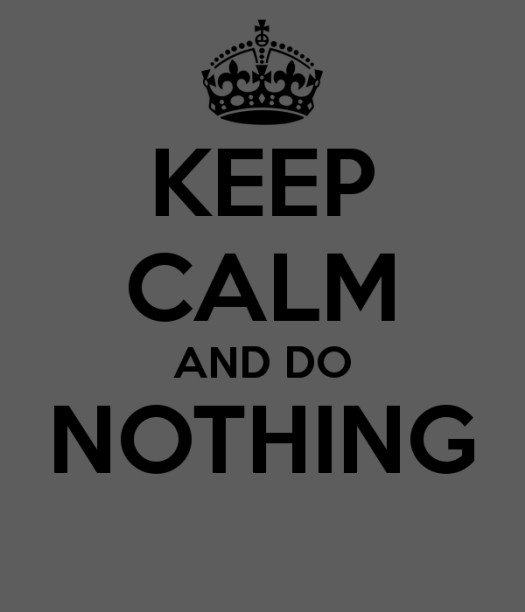 Brexit: Keep calm and do nothing!