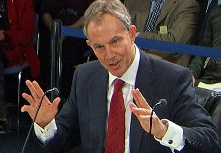 Is Blair a War Criminal? No, just a criminal.