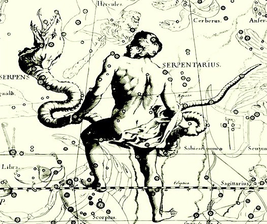 Ophiuchus: the Earth moved.