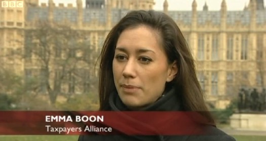 Emma Boon, Taxpayers Alliance : Au contrair, mon ami….