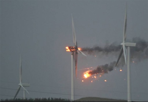 Wind and Wind Turbines: a fire hazard.