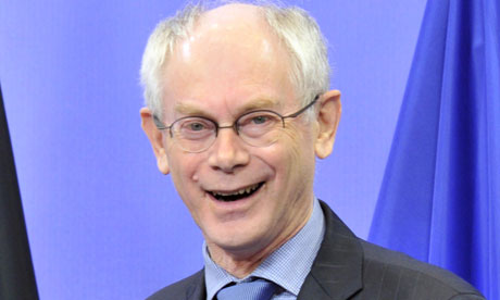 Herman Van Rompuy: A happy man.