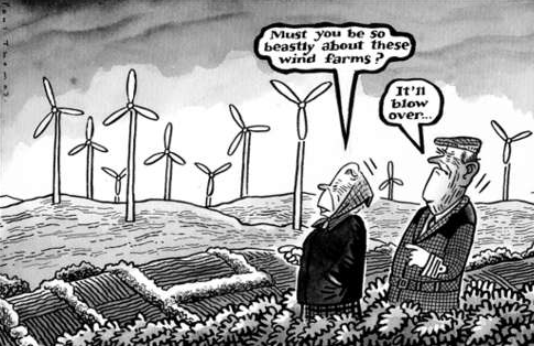 Wind farm espionage.