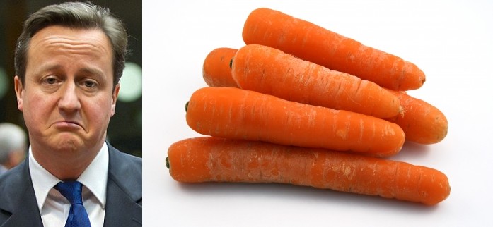 Of Cameron and Carrots: What is he NOT telling you?