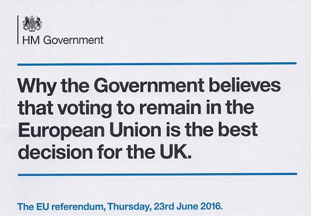 EU propaganda? What should I do? Answer: Send it to your Chief Constable. It is evidence of TREASON!