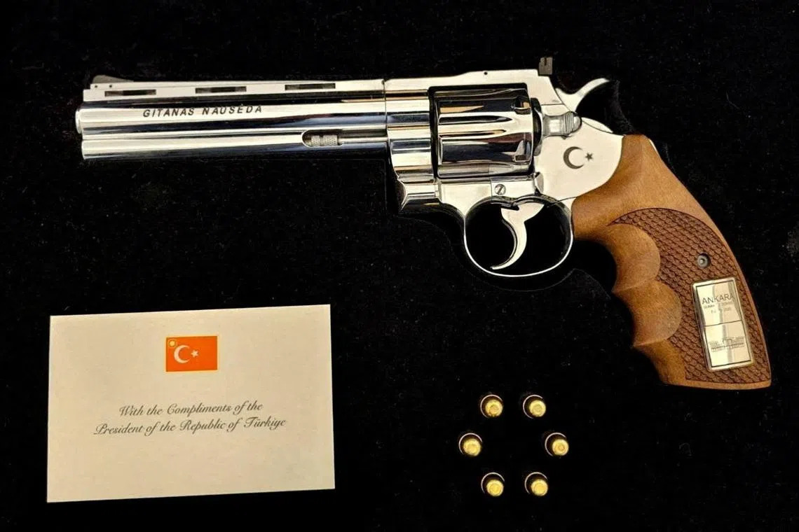 No firearms please! I’m British!
